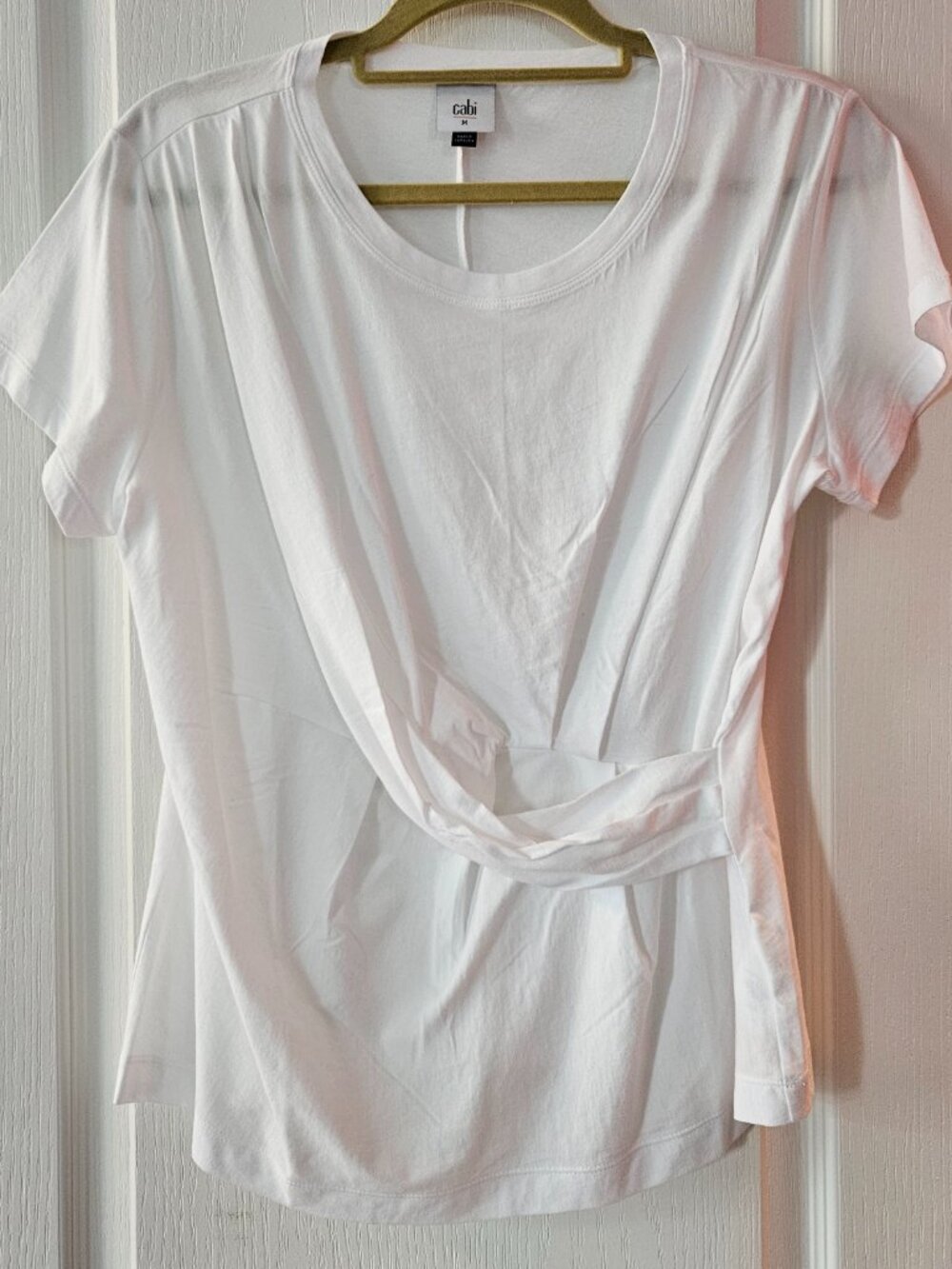 CAbi 100% Cotton Swag Tee - Style #6338 - Sz M